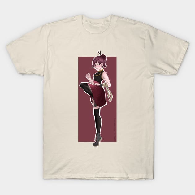 Fighter Girl T-Shirt by CloudyNight_Creature